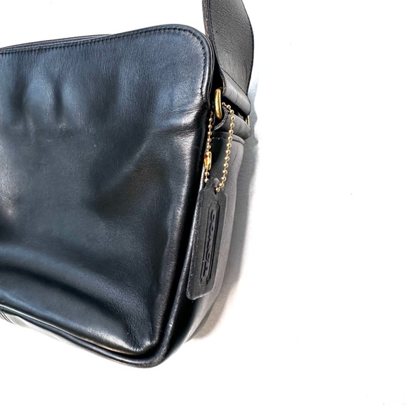 Coach | Black Vintage Promenade Black Leather 3 Pocket Camera Bag - Picture 5 of 14